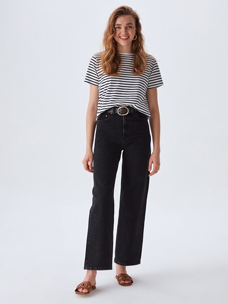 Striped Print T-shirt