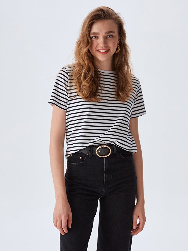 Striped Print T-shirt
