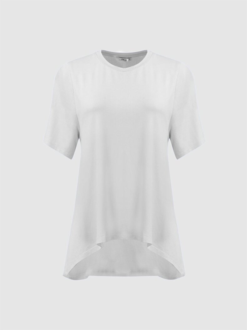 Crew Neck Comfortable Cut Wit T-shi̇rt