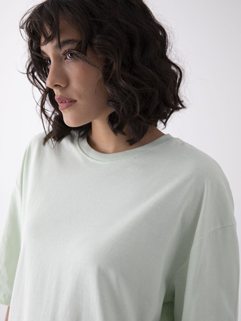 Oversized Grün T-shirt