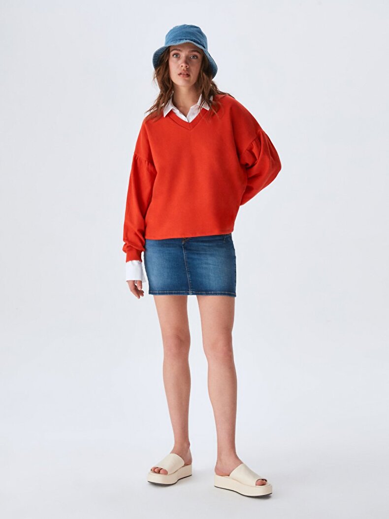 Rot Sweatshirt