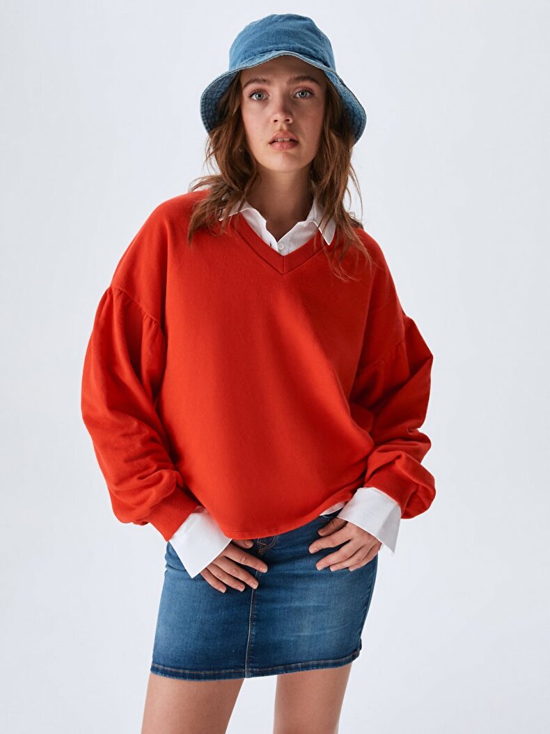 Rot Sweatshirt