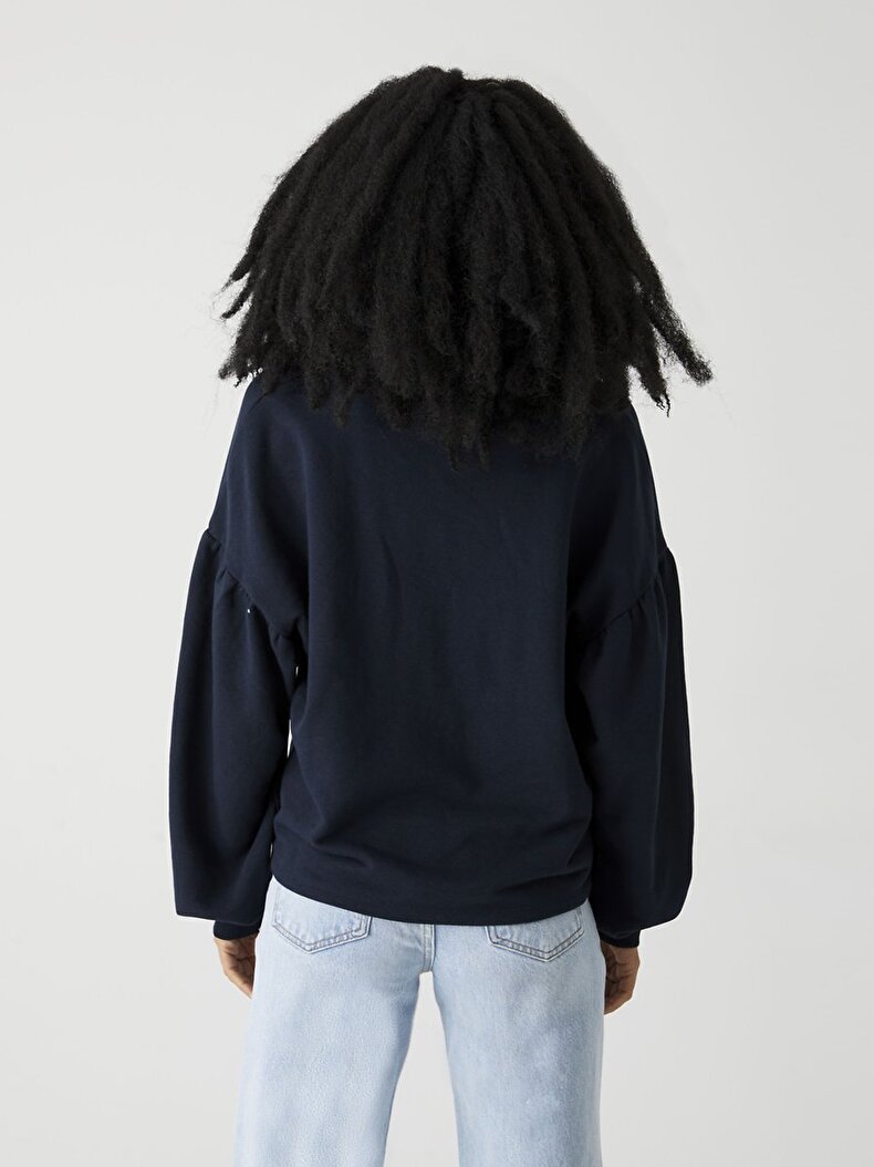 Dunkelblau Sweatshirt