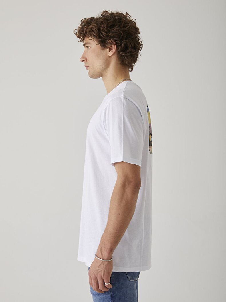 Graphic Print With Print Weiss T-shirt
