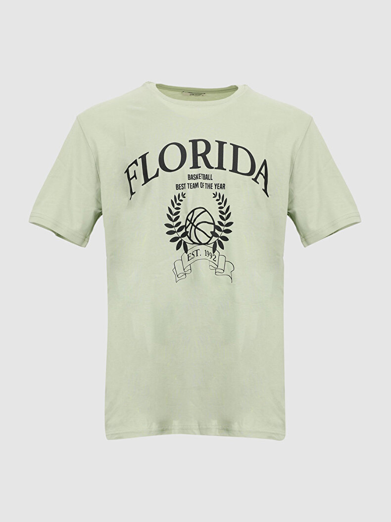Graphic Print With Print Green Graphic Print With Print Green
