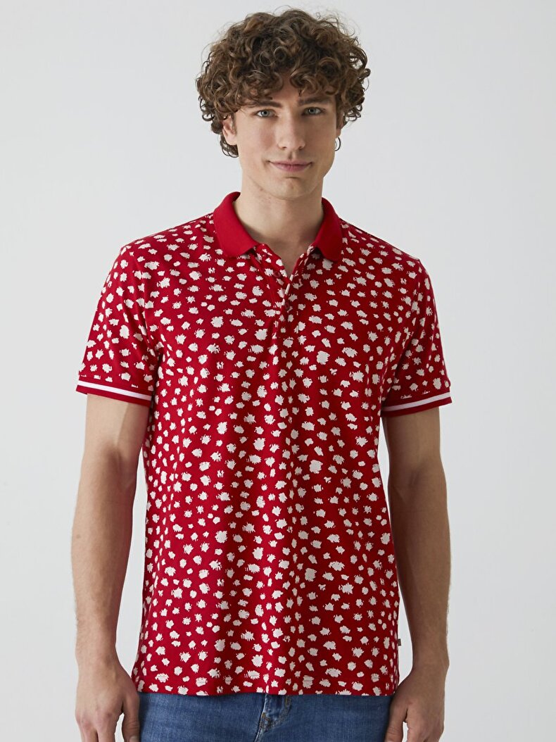 Pattern Polo T-shirt