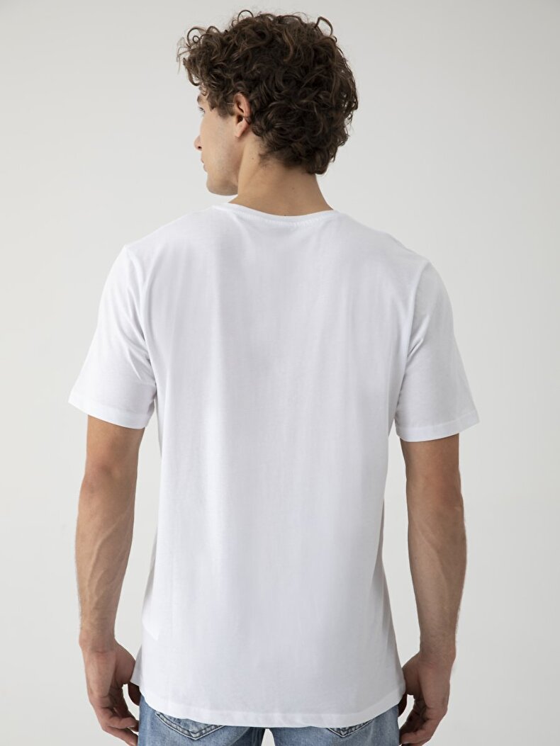 Ltb Logolu Beyaz T-shırt | T-Shirt & Atlet | ERKEK · LTB