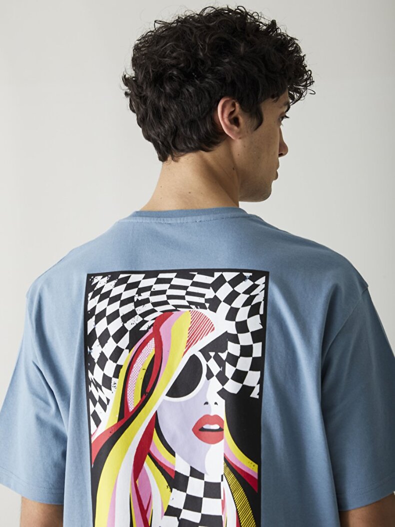 Graphic Print With Print T-shirt