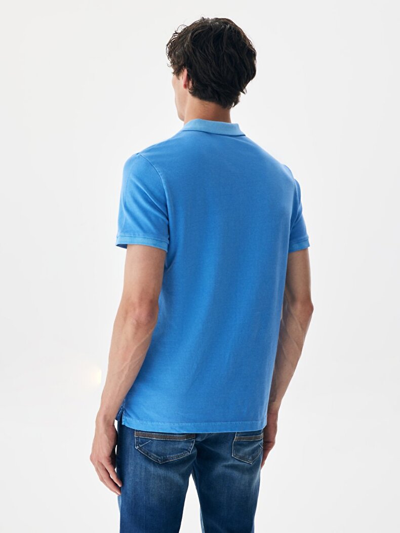 Bleached Polo Blue T-shirt