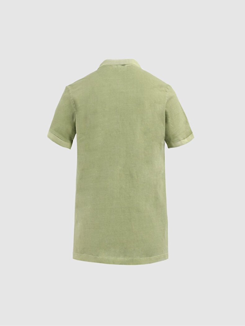 Bleached Polo Green T-shirt