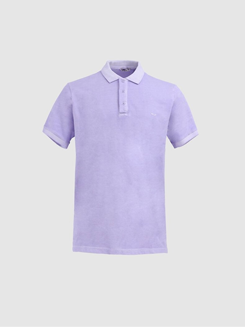 Bleached Polo Lilac T-shirt