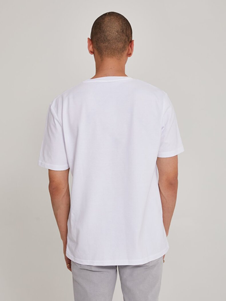 With Pockets White T-shirt