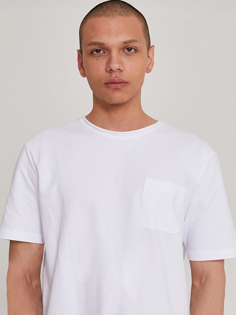 With Pockets White T-shirt
