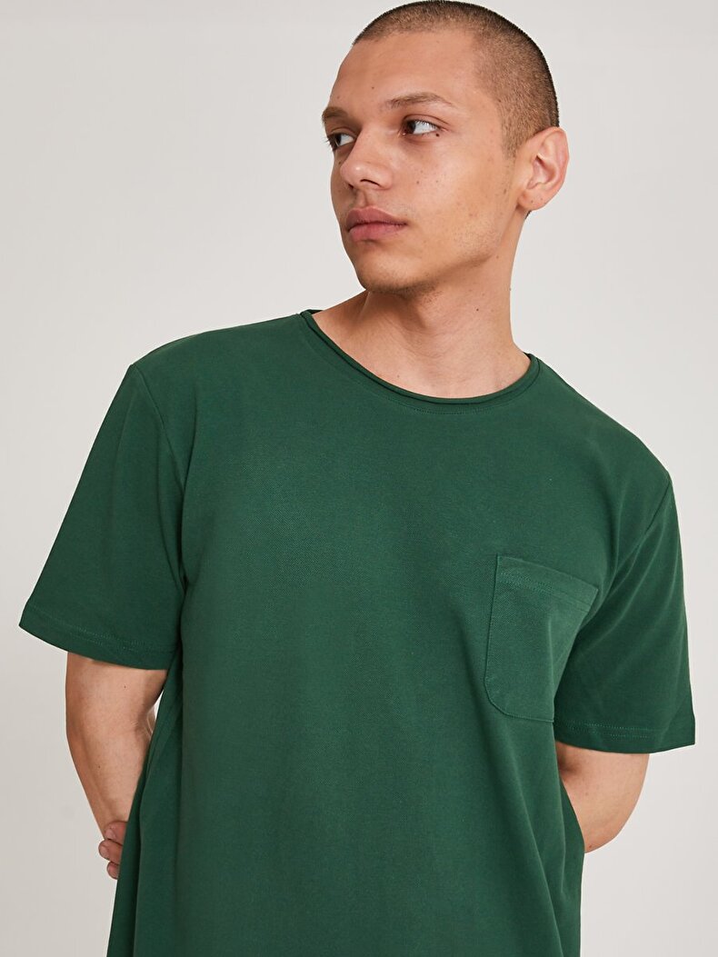 With Pockets Green T-shirt