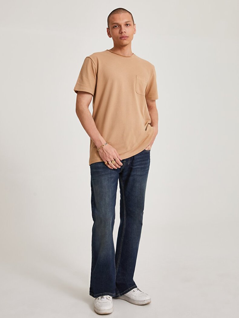 With Pockets Beige T-shirt