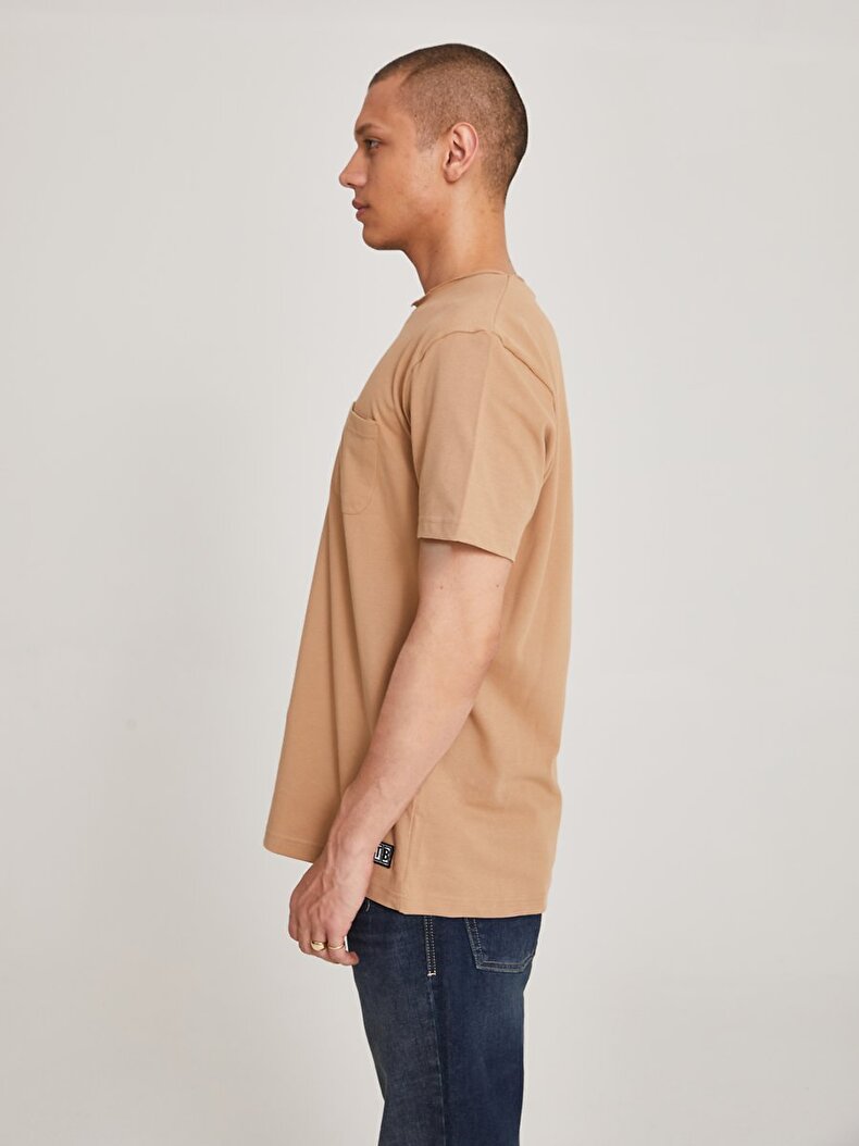 With Pockets Beige T-shirt