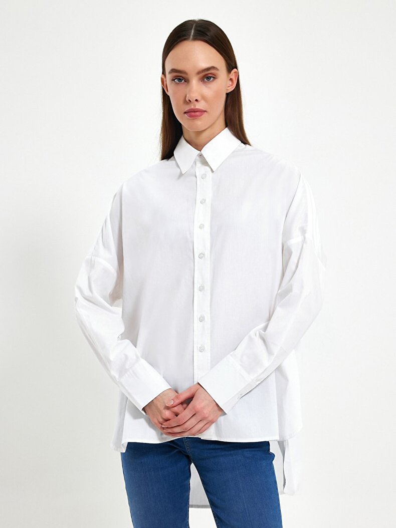 Pompom White Shirt