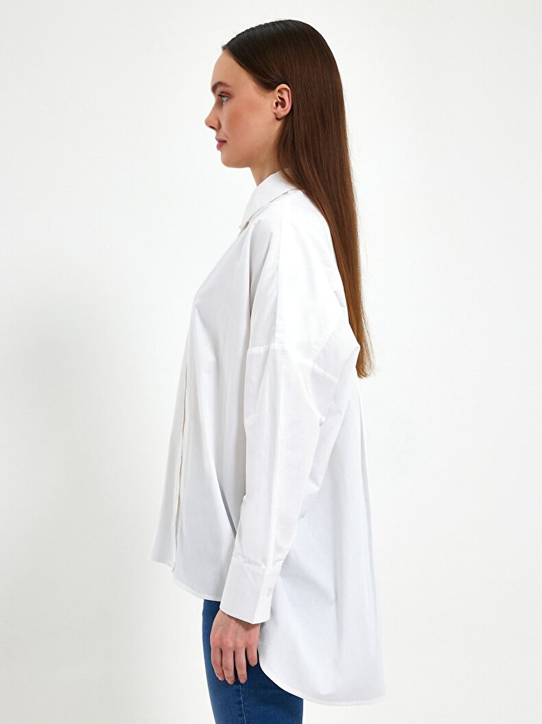 Pompom White Shirt