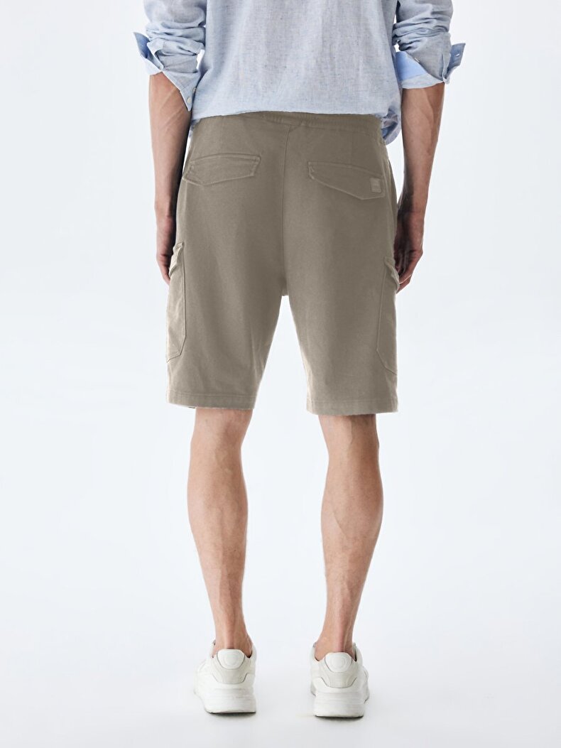 Textured Cargo Shorts