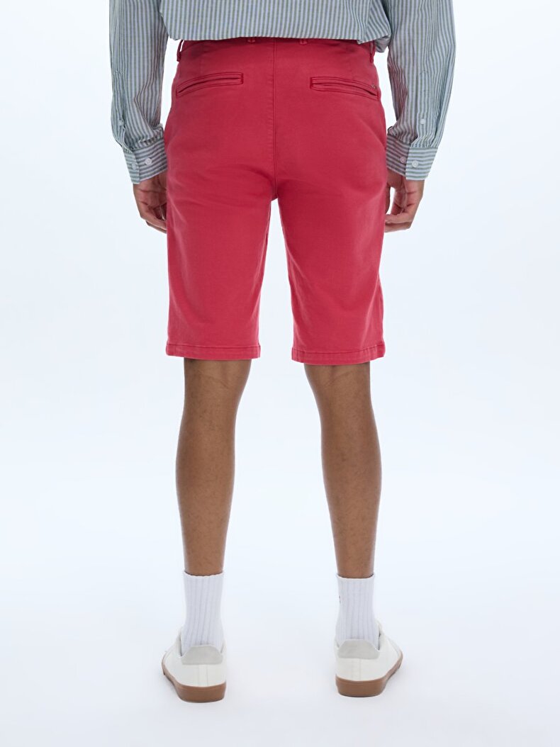 Chıno Pembe Bermuda