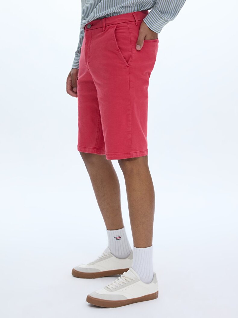 Chıno Pembe Bermuda
