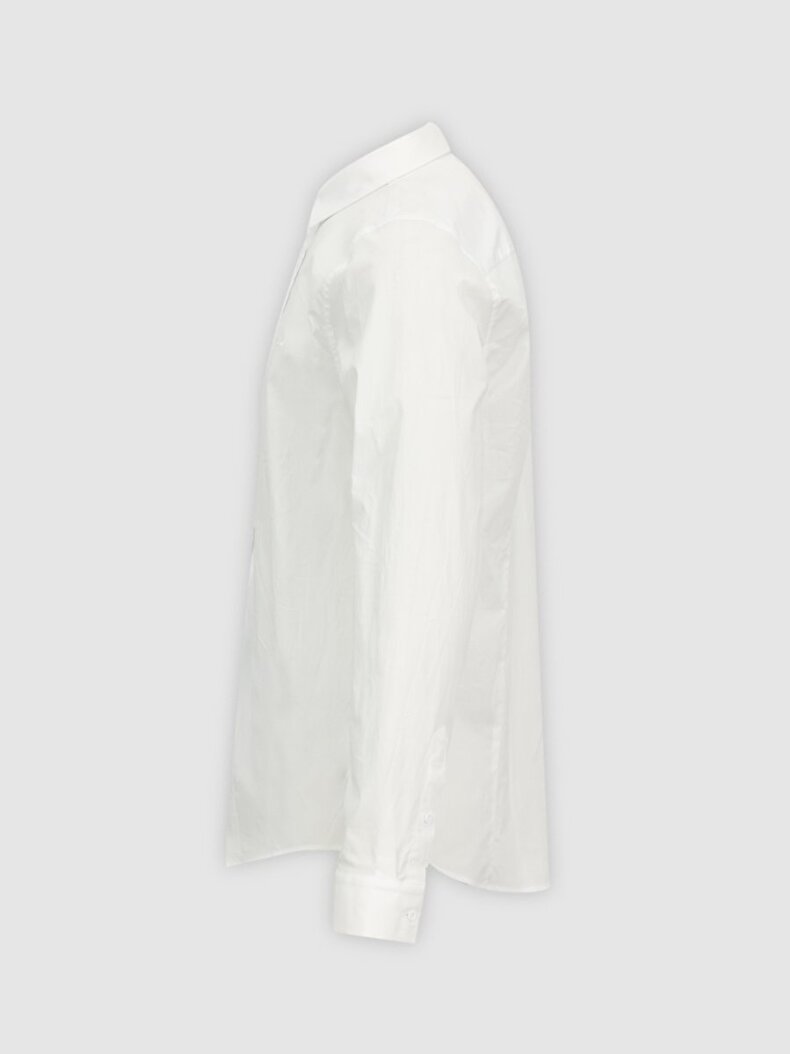 Textured White Shirt
