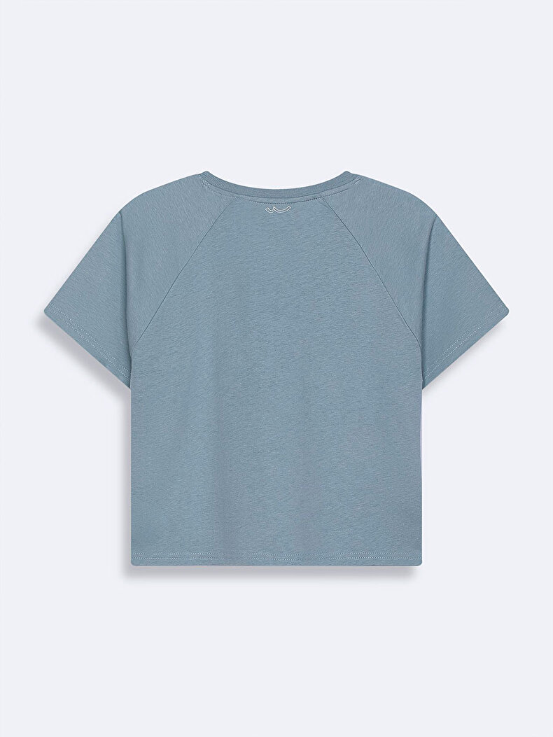 Print Blue T-shirt