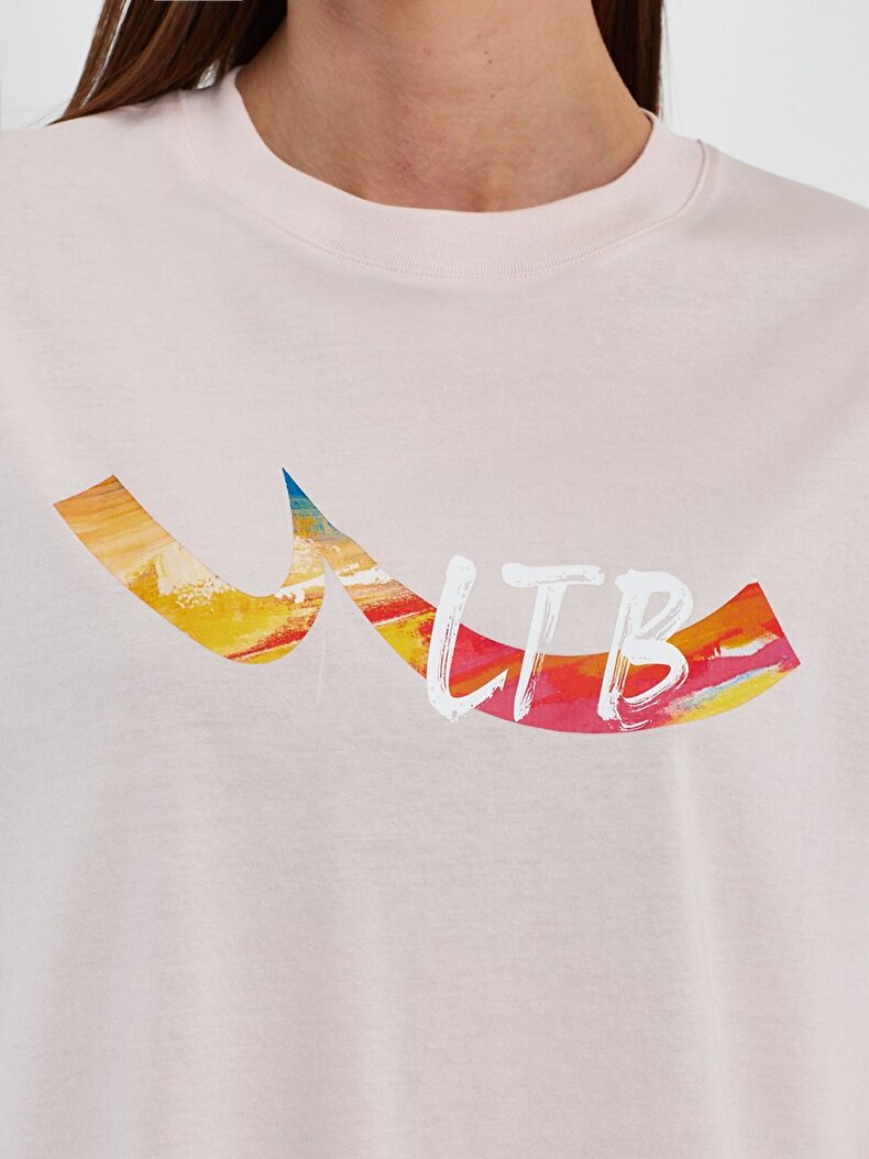 Renkli Ltb Logolu T-shırt