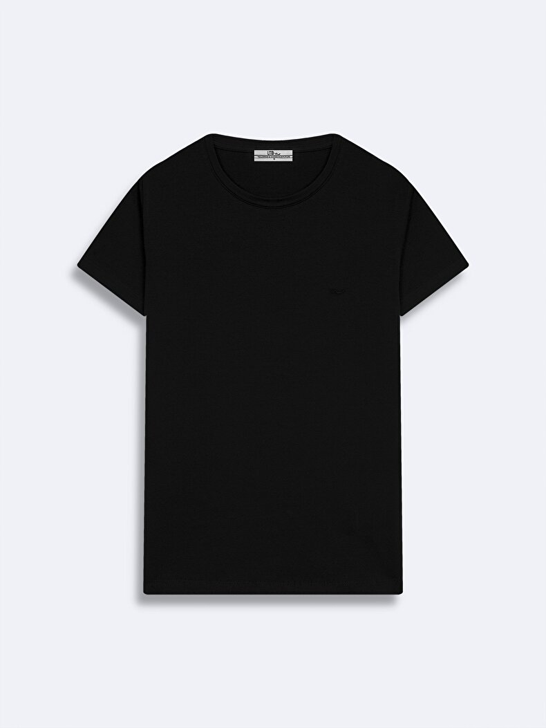 Basic Schwarz T-shirt
