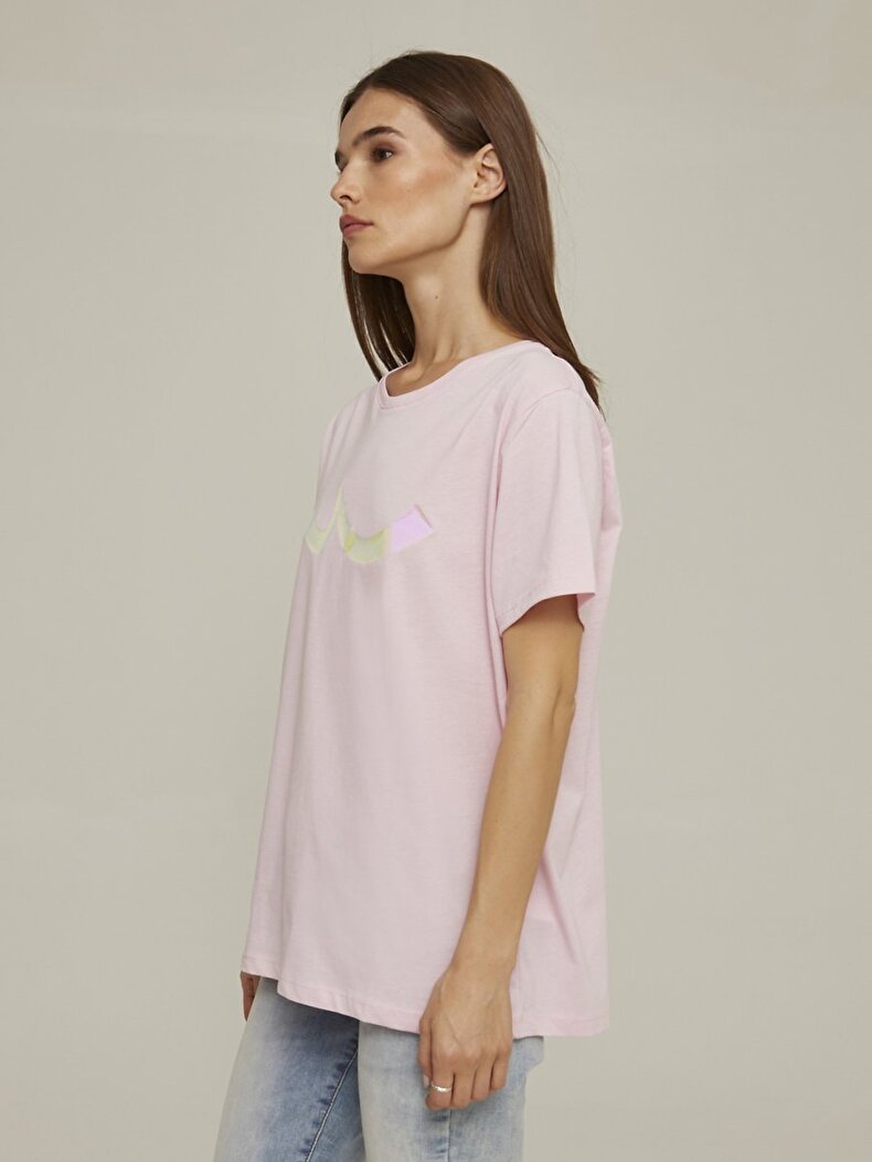 Shiny Ltb Logo Pink T-shirt