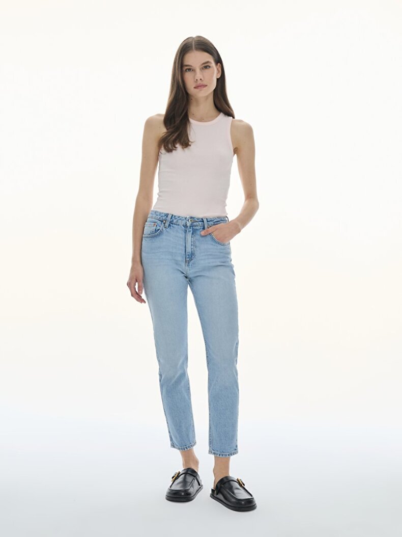 Halter Yaka Fitilli Lila Atlet