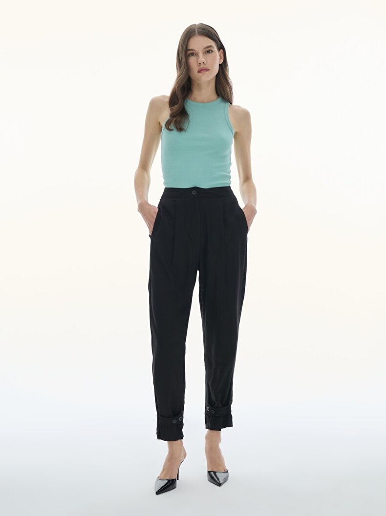 Halter Yaka Fitilli Mavi Atlet