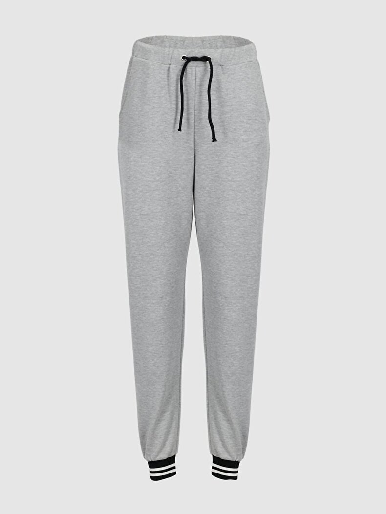Tracksuit Contrast Striped Grey Tracksuit