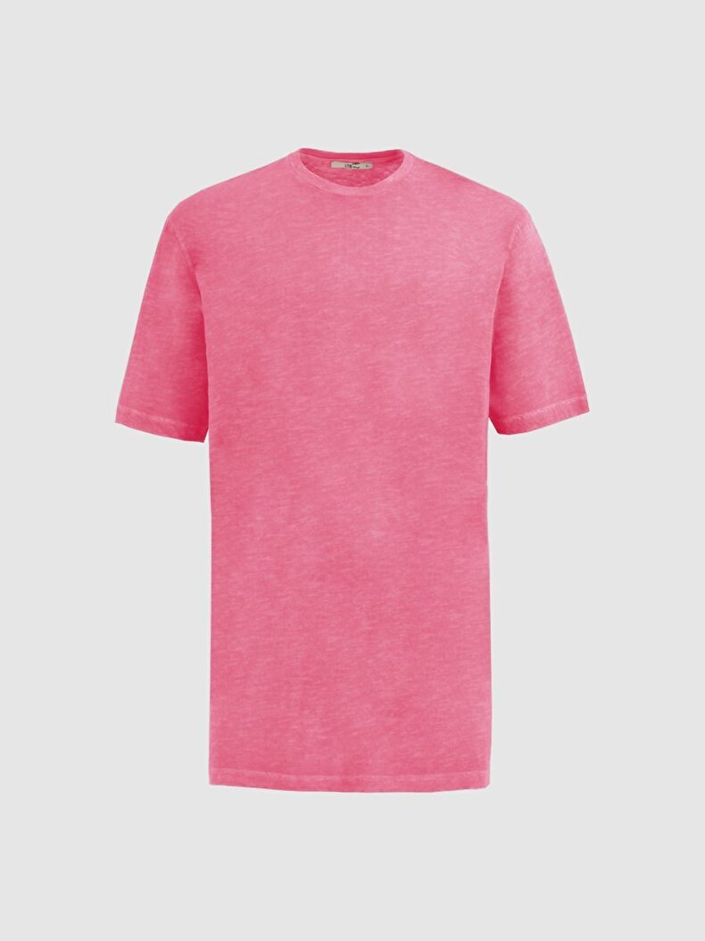 Bleached With Print Pink T-shirt Bleached With Print Pink T-shirt