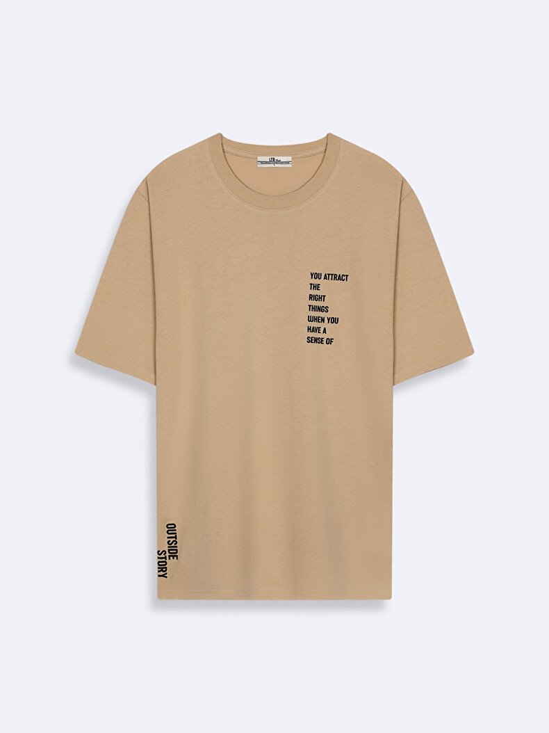 Written Brown T-shirt