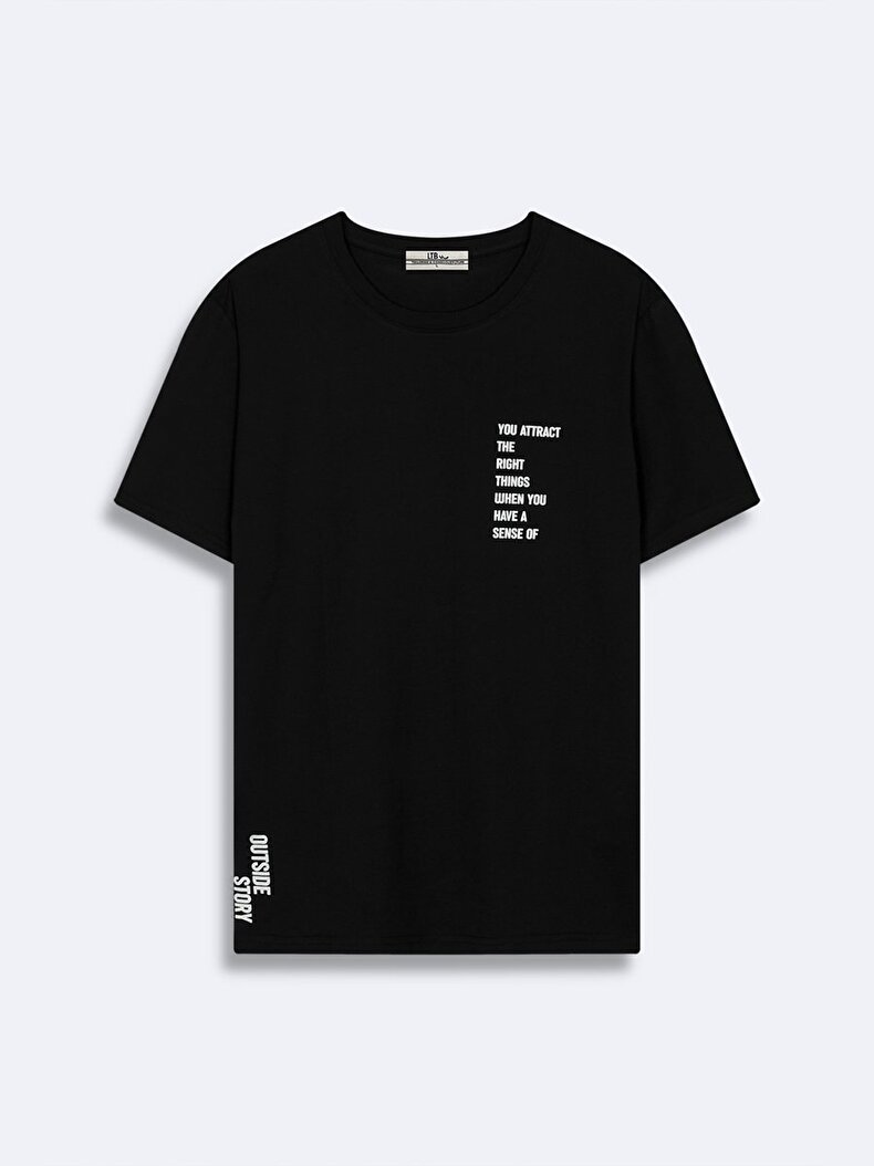 Written Black T-shirt