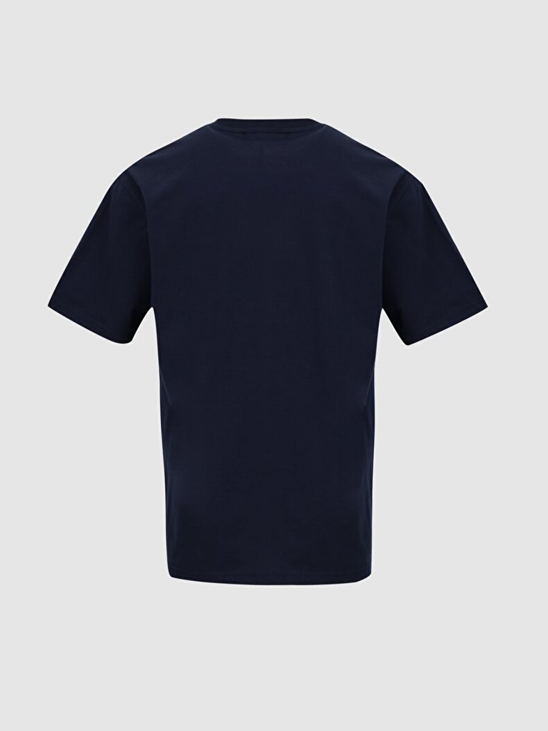 Print Navy T-shirt