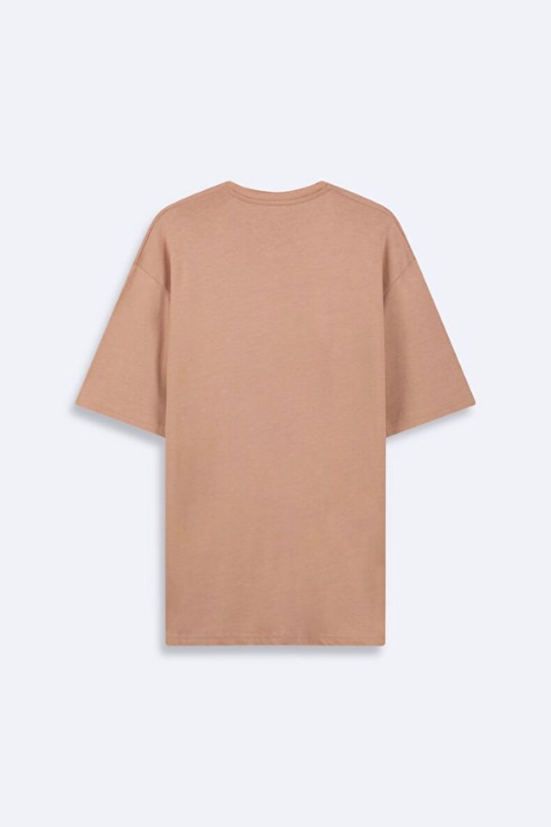 Oversıze Pembe T-shırt