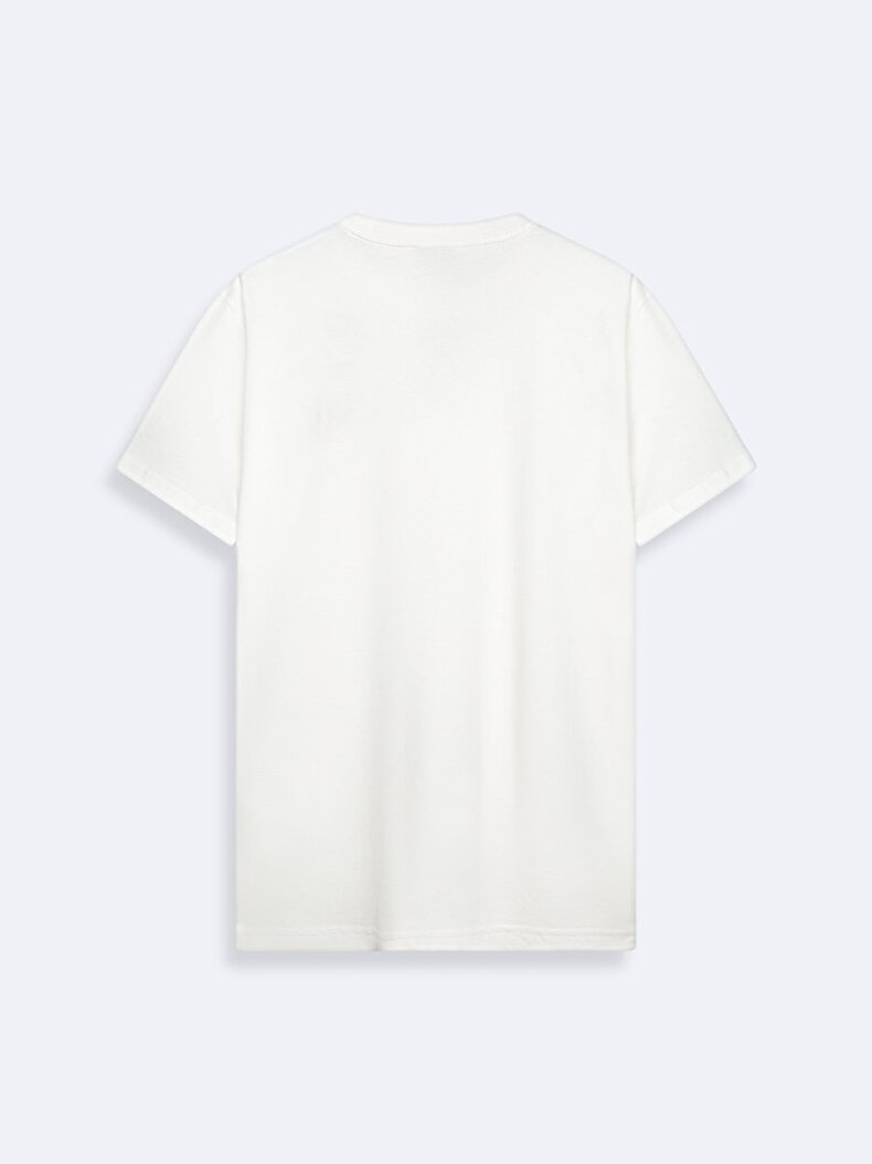 With Print White T-shirt