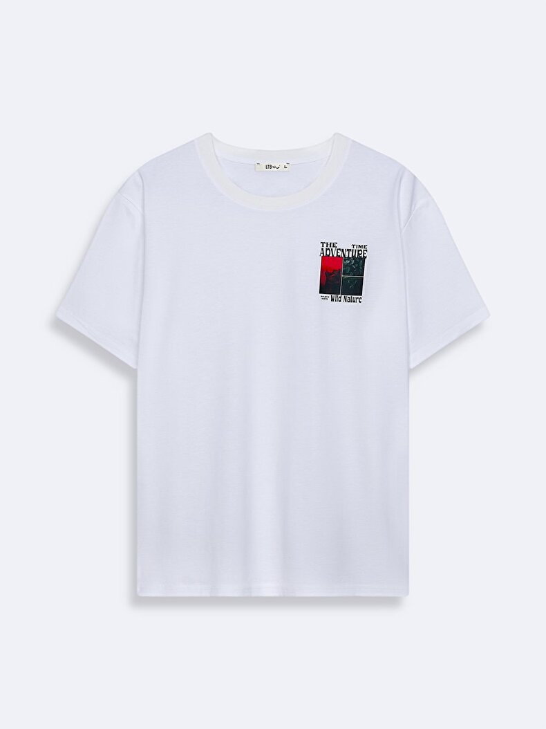 Print White T-shirt