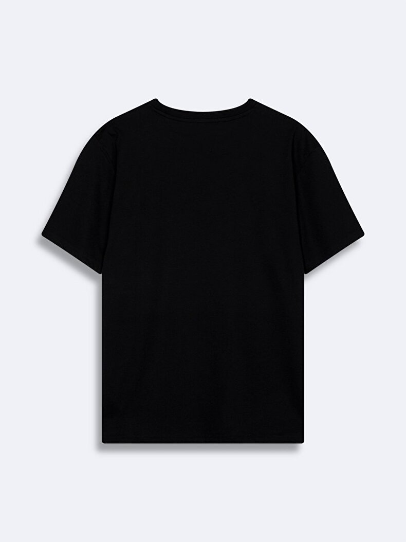 Print Black T-shirt