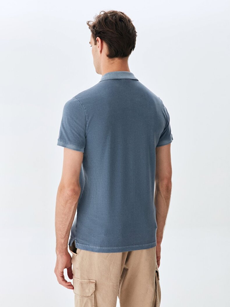 Bleached Polo Grey T-shirt