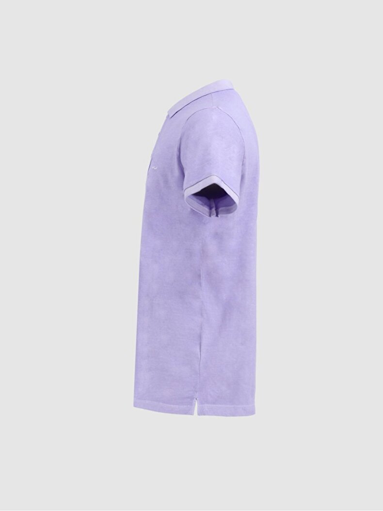 Bleached Polo Lilac T-shirt