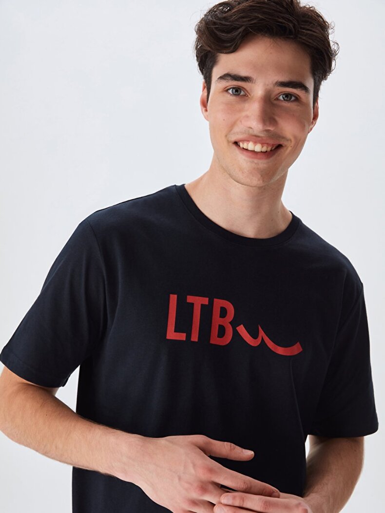 Ltb Logo Navy T-shirt