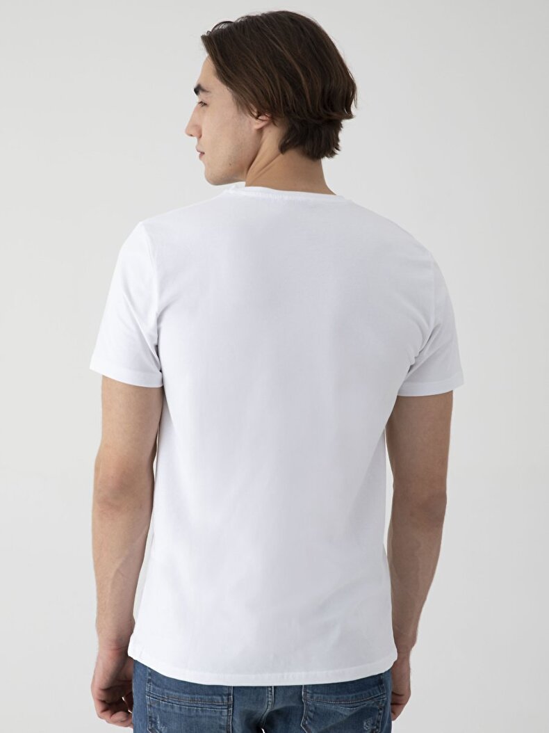 Basic Slim Fit White T-shirt