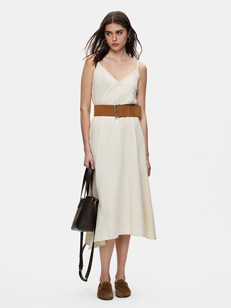 Beige Dress
