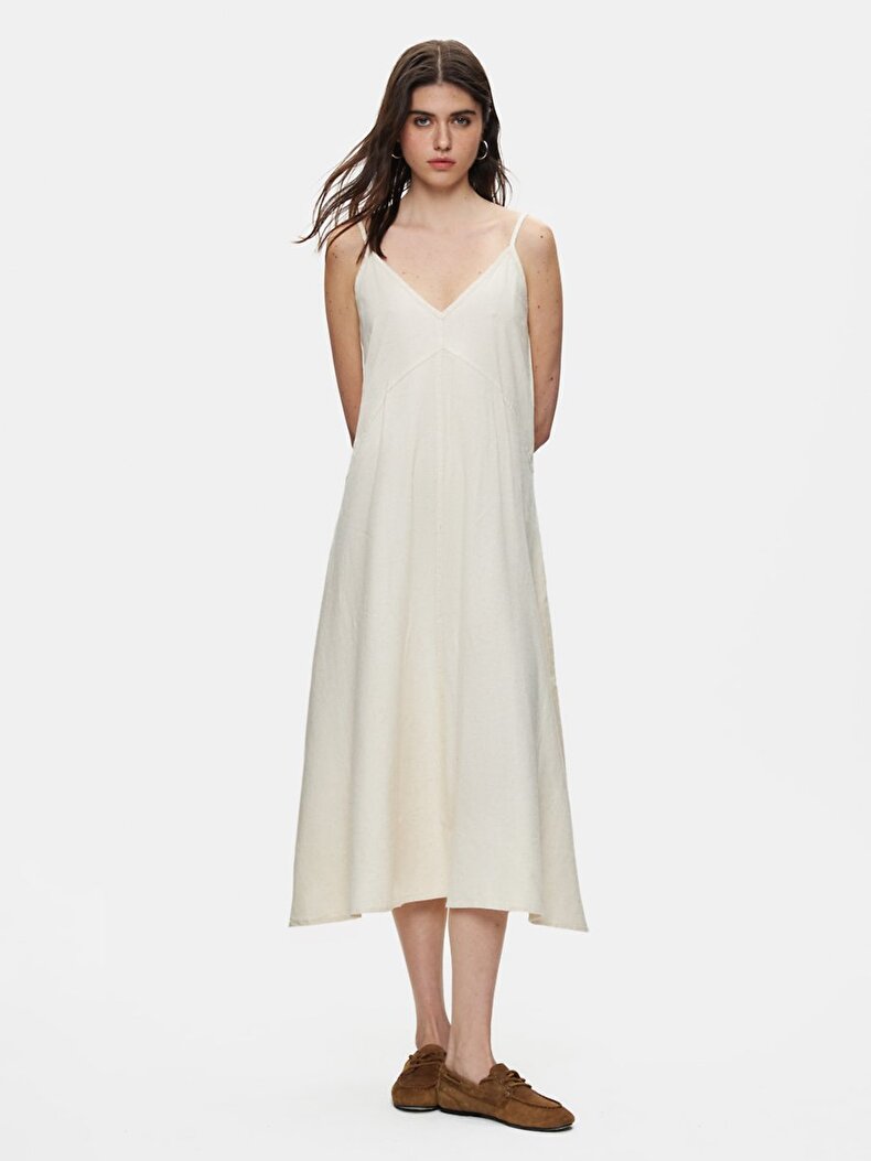 Beige Dress