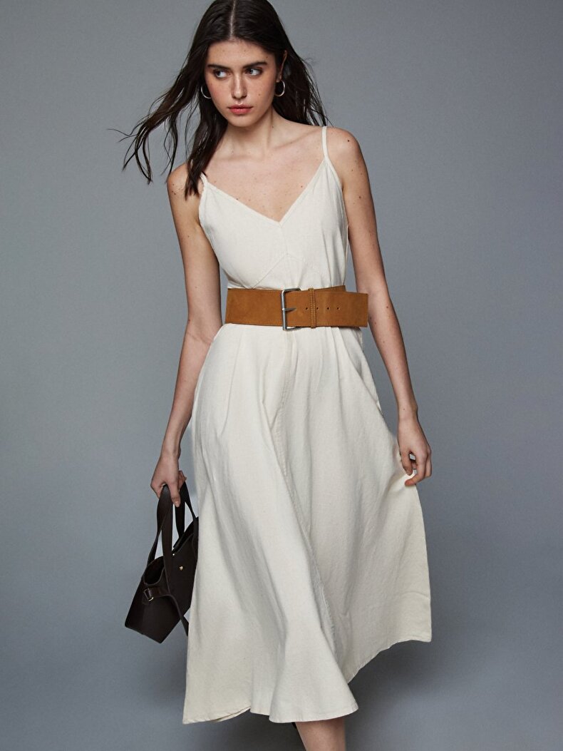 Beige Dress