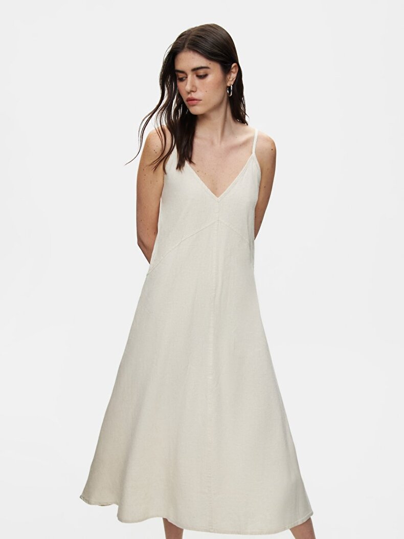 Beige Dress