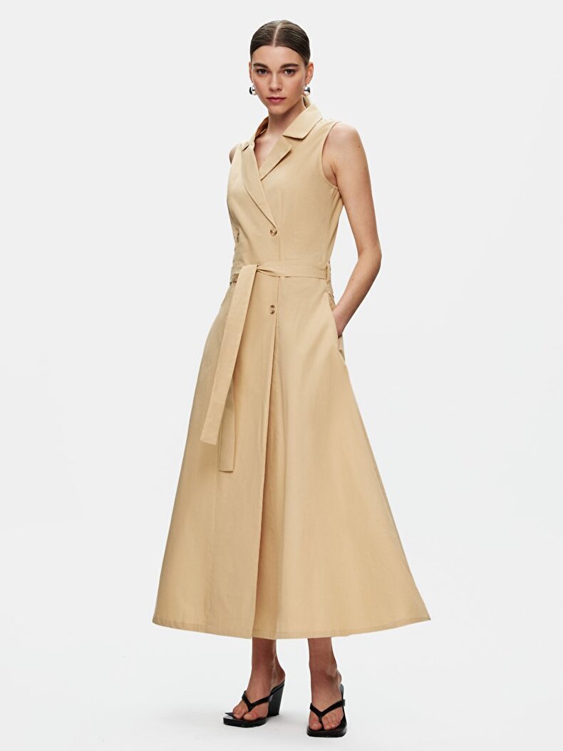 Beige Dress